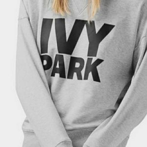⭐️BEYONCE’S IVY PARK ⭐️ grey hooded sweatshirt